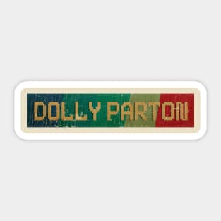 Dolly Parton - RETRO COLOR - VINTAGE Sticker